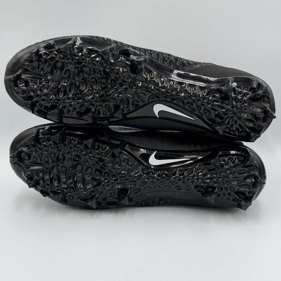 Nike Alpha Menace Elite 2 Flyknit Football Cleats Black AO3374-001 Men\'s Size 13